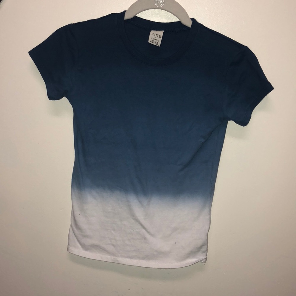 Ombré fitted tee shirt